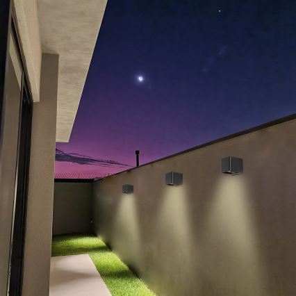 Rabalux - LED Āra sienas lampa LED/10W/230V IP54 melna