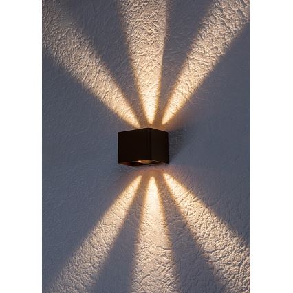Rabalux - LED Āra sienas lampa LED/10W/230V IP54 brūna
