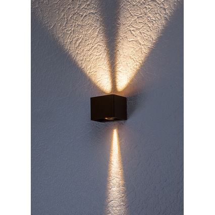Rabalux - LED Āra sienas lampa LED/10W/230V IP54 brūna