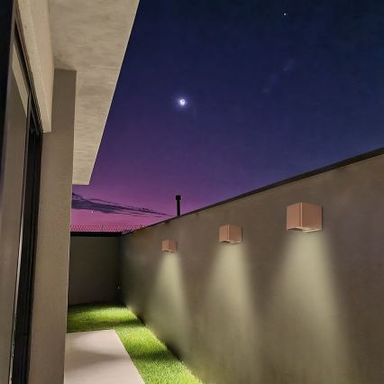 Rabalux - LED Āra sienas lampa LED/10W/230V IP54 brūna