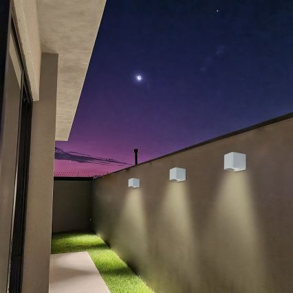 Rabalux - LED Āra sienas lampa LED/10W/230V IP54 pelēka