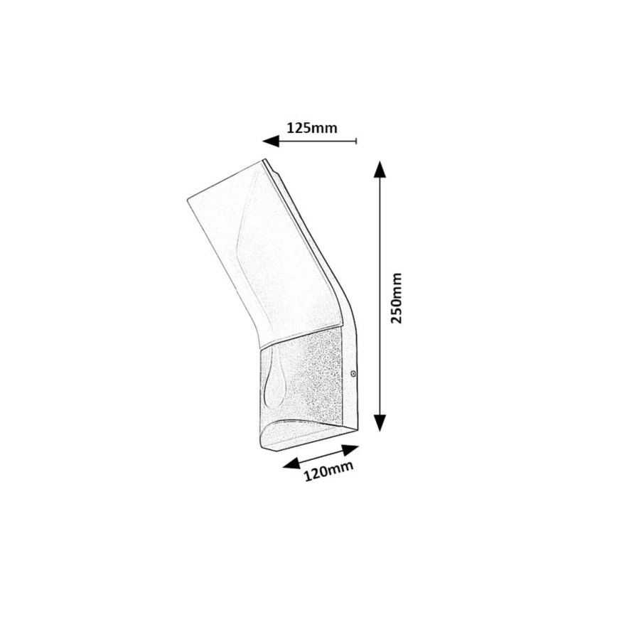 Rabalux - LED Āra sienas lampa LED/10W/230V IP54