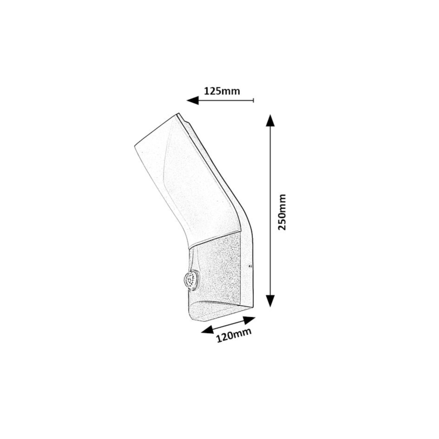 Rabalux - LED Āra sienas lampa ar sensoru LED/10W/230V IP54