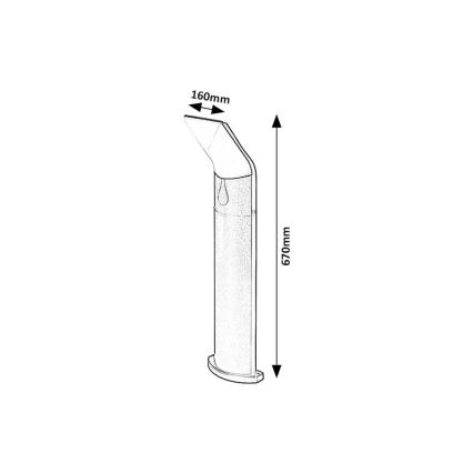 Rabalux - LED Āra lampa LED/10W/230V IP54