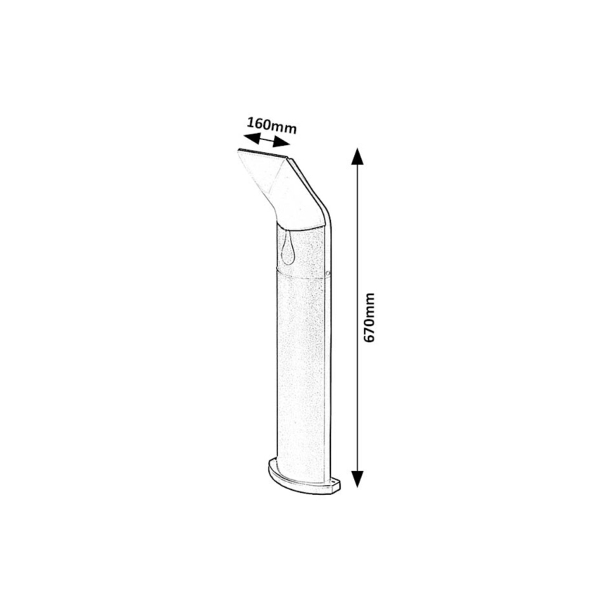 Rabalux - LED Āra lampa LED/10W/230V IP54