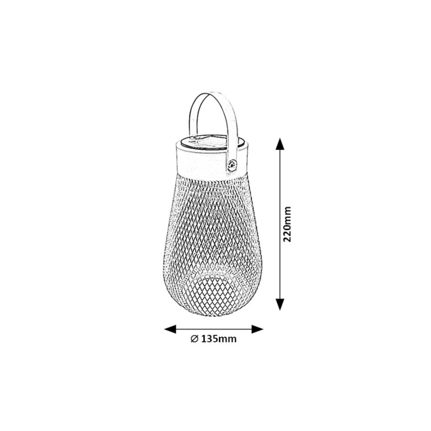Rabalux - LED Saules enerģijas lampa LED/0,16W/1,2V 400mAh IP44