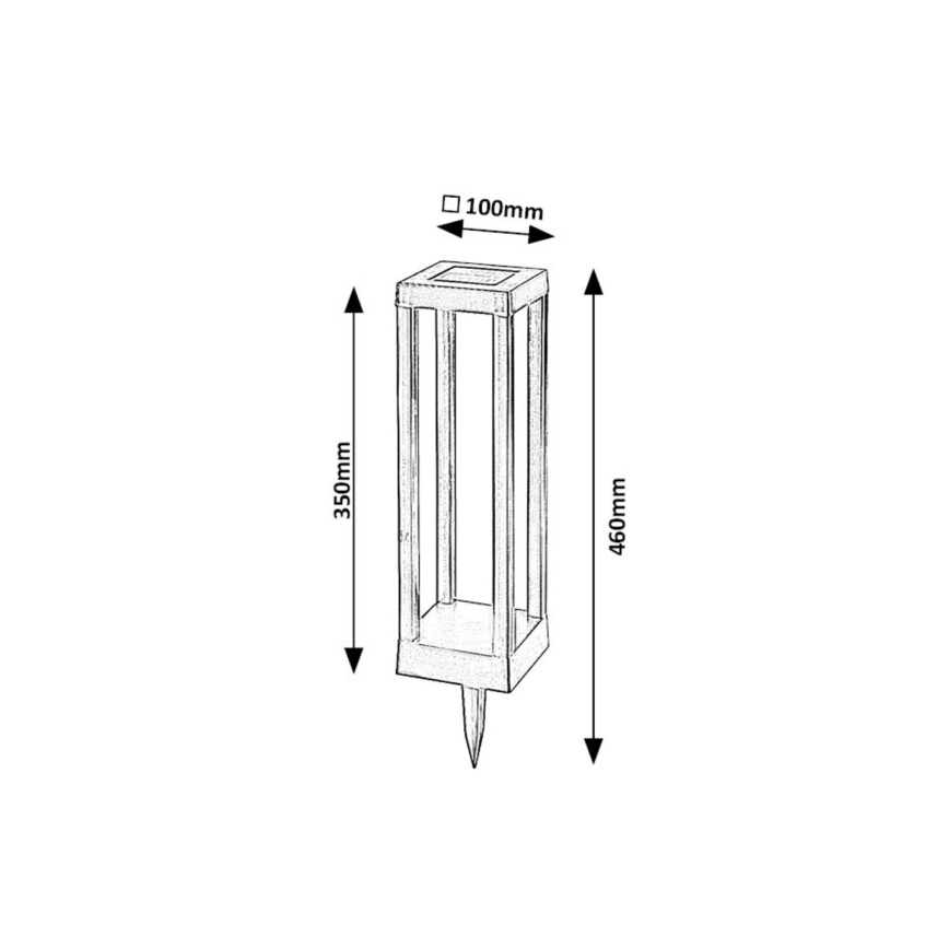 Rabalux - LED Saules enerģijas lampa LED/0,18W/3,7V IP44