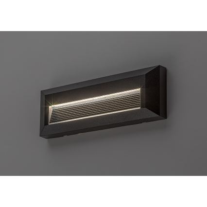 Rabalux - LED āra sienas gaismeklis LED/6W/230V IP65 melns