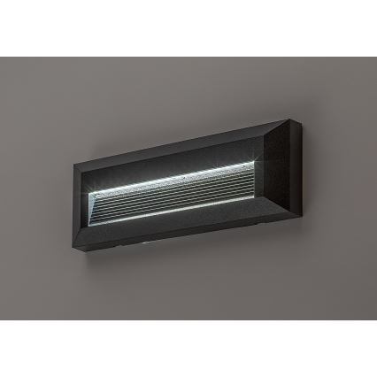 Rabalux - LED āra sienas gaismeklis LED/6W/230V IP65 melns