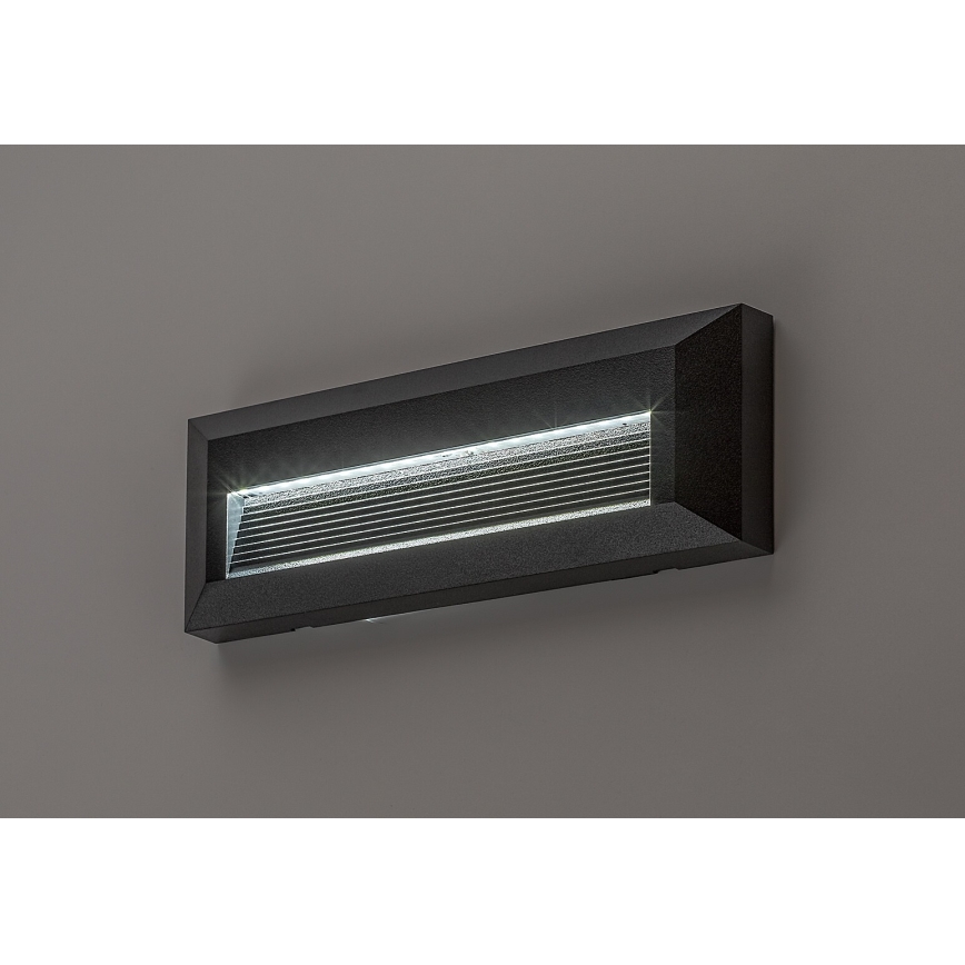 Rabalux - LED āra sienas gaismeklis LED/6W/230V IP65 melns