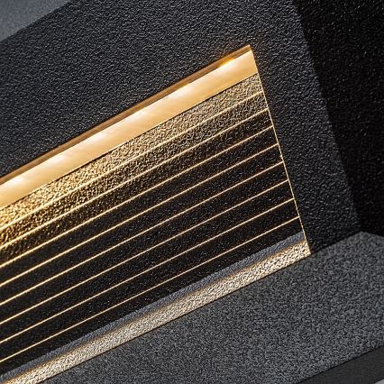 Rabalux - LED āra sienas gaismeklis LED/6W/230V IP65 melns