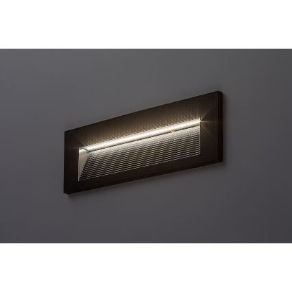 Rabalux - ārējā LED sienas lampa, 6 W, 230 V, IP65, melna