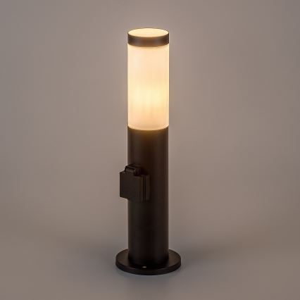 Rabalux - Āra lampa ar kontaktligzdu 1xE27/25W/230V IP44