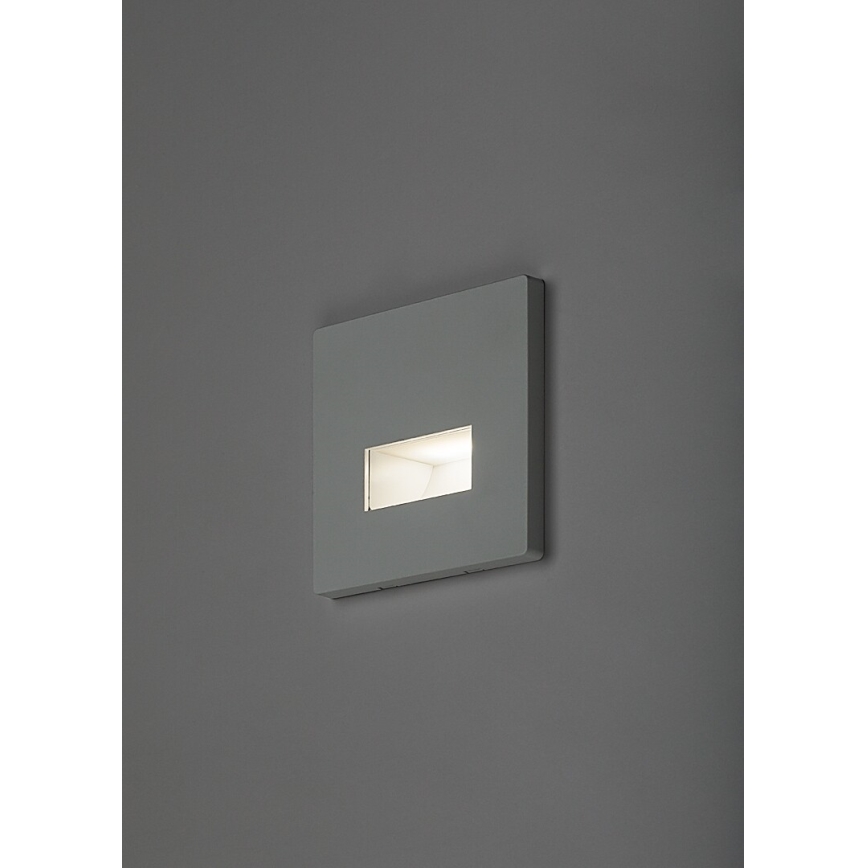Rabalux - LED kāpņu gaismeklis LED/1W/230V 3000/4500/6500K balts