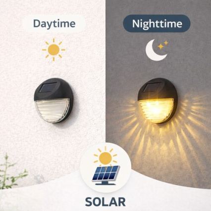 Rabalux - KOMPLEKTS 2x LED saules sienas gaismekļi LED/0,06W/1,2V 300 mAh IP44