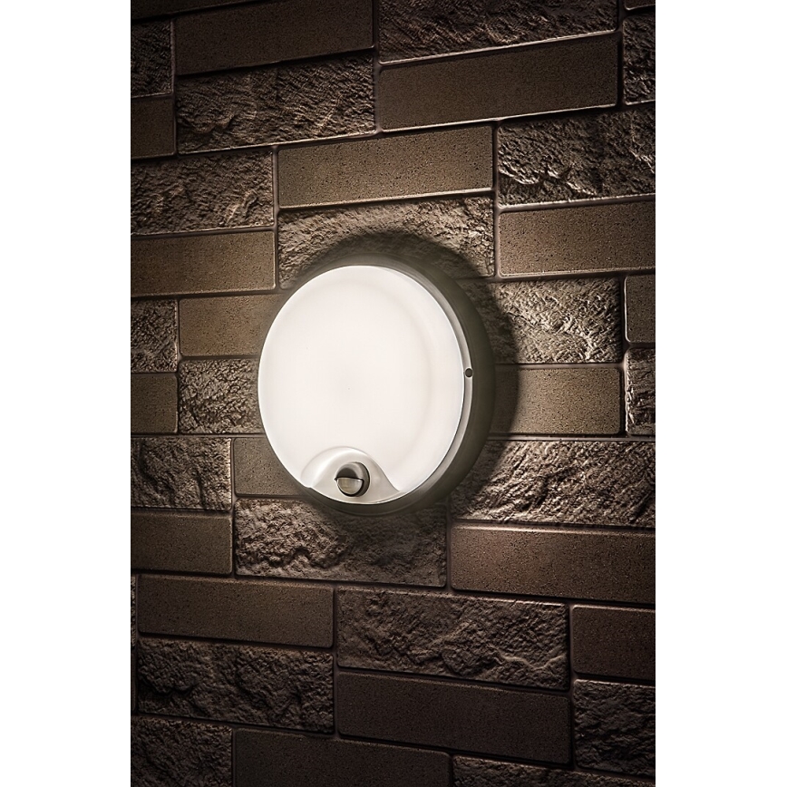 Rabalux - LED āra sienas gaismeklis ar sensoru LED/18W/230V IP65 melns