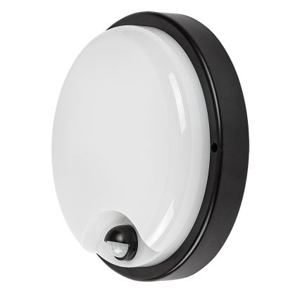 Rabalux - LED āra sienas gaismeklis ar sensoru LED/18W/230V IP65 melns