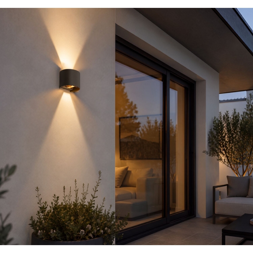 Rabalux - LED āra sienas gaismeklis LED/5W/230V 2700/4000/6500K IP54 bēšs