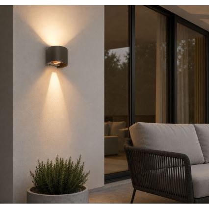 Rabalux - LED āra sienas gaismeklis LED/5W/230V 2700/4000/6500K IP54 bēšs