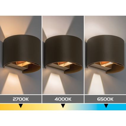 Rabalux - LED āra sienas gaismeklis LED/5W/230V 2700/4000/6500K IP54 bēšs