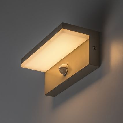 Rabalux - LED āra sienas gaismeklis ar sensoru LED/9W/230V IP54 bēšs