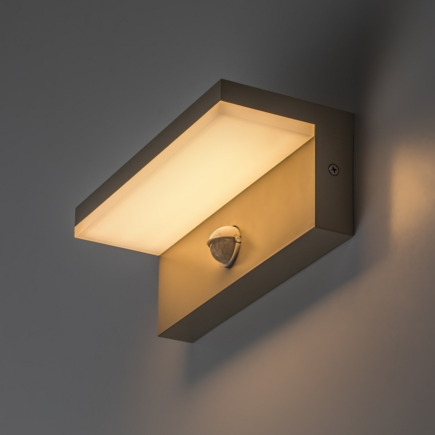 Rabalux - LED āra sienas gaismeklis ar sensoru LED/9W/230V IP54 bēšs
