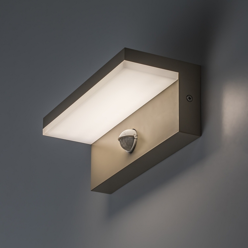 Rabalux - LED āra sienas gaismeklis ar sensoru LED/9W/230V IP54 bēšs