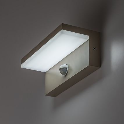Rabalux - LED āra sienas gaismeklis ar sensoru LED/9W/230V IP54 bēšs