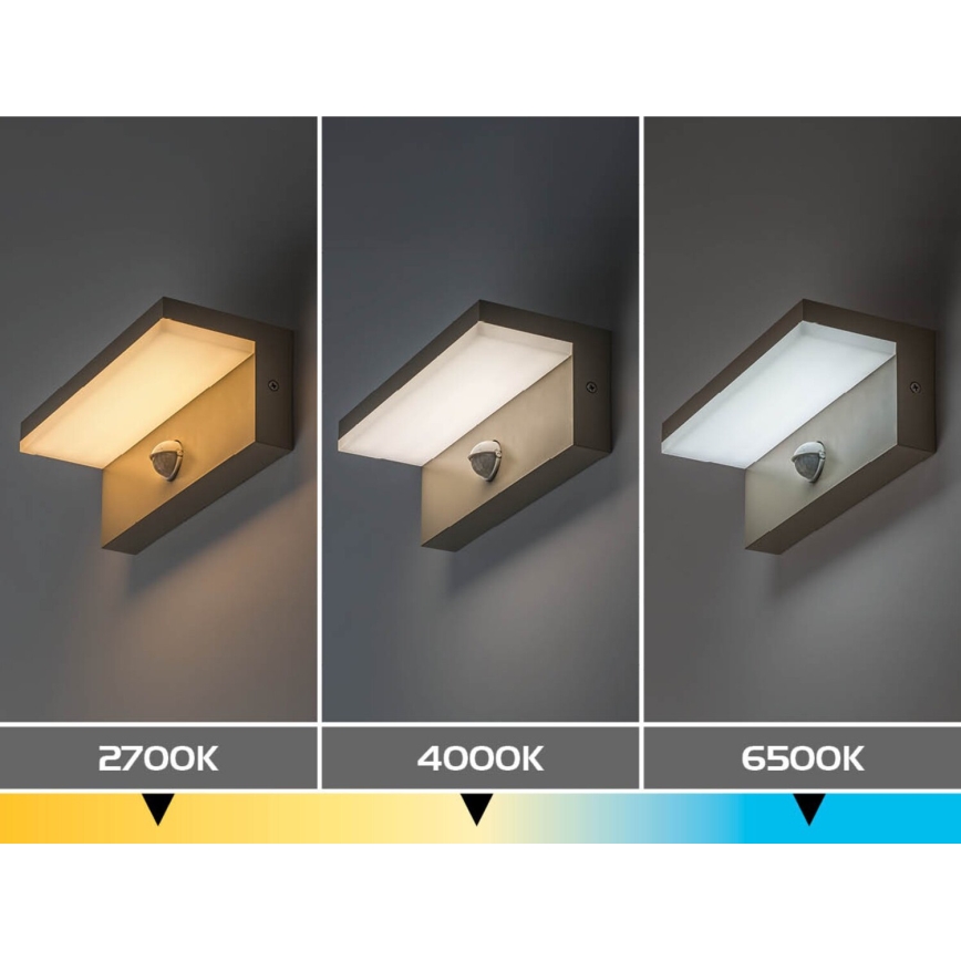 Rabalux - LED āra sienas gaismeklis ar sensoru LED/9W/230V IP54 bēšs