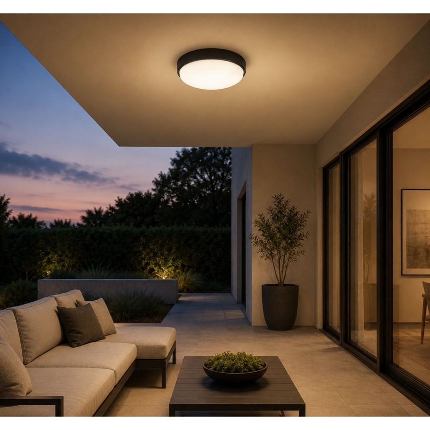 Rabalux - LED āra griestu gaismeklis LED/14W/230V IP54 melns