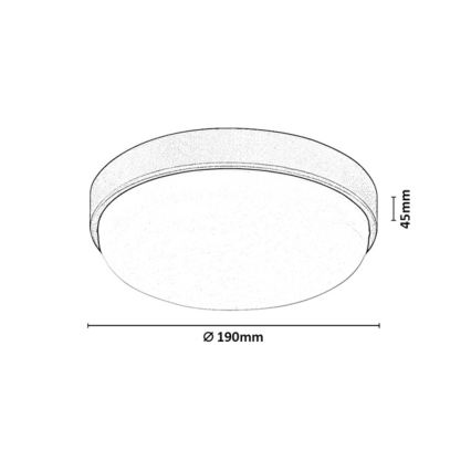 Rabalux - LED Āra griestu gaismeklis LED/14W/230V IP54 balts