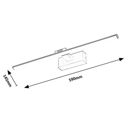 Rabalux - LED Attēla lampa LED/12W/230V 3000K 59 cm