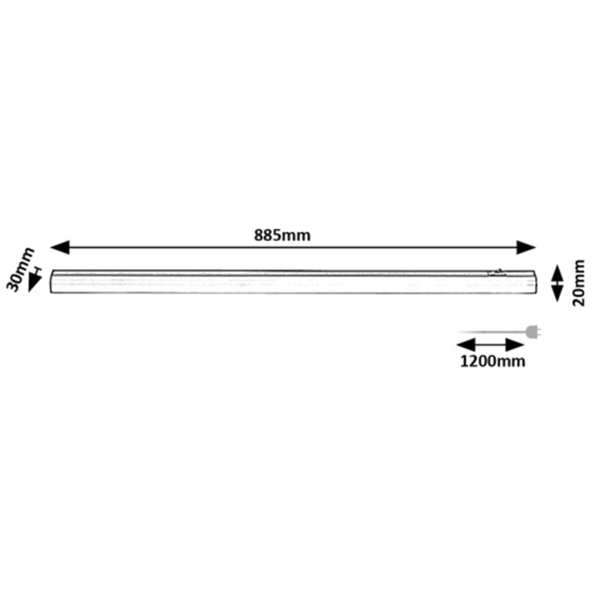 Rabalux - LED Virtuves zem skapīša lampa LED/13W/230V 4000K 88 cm