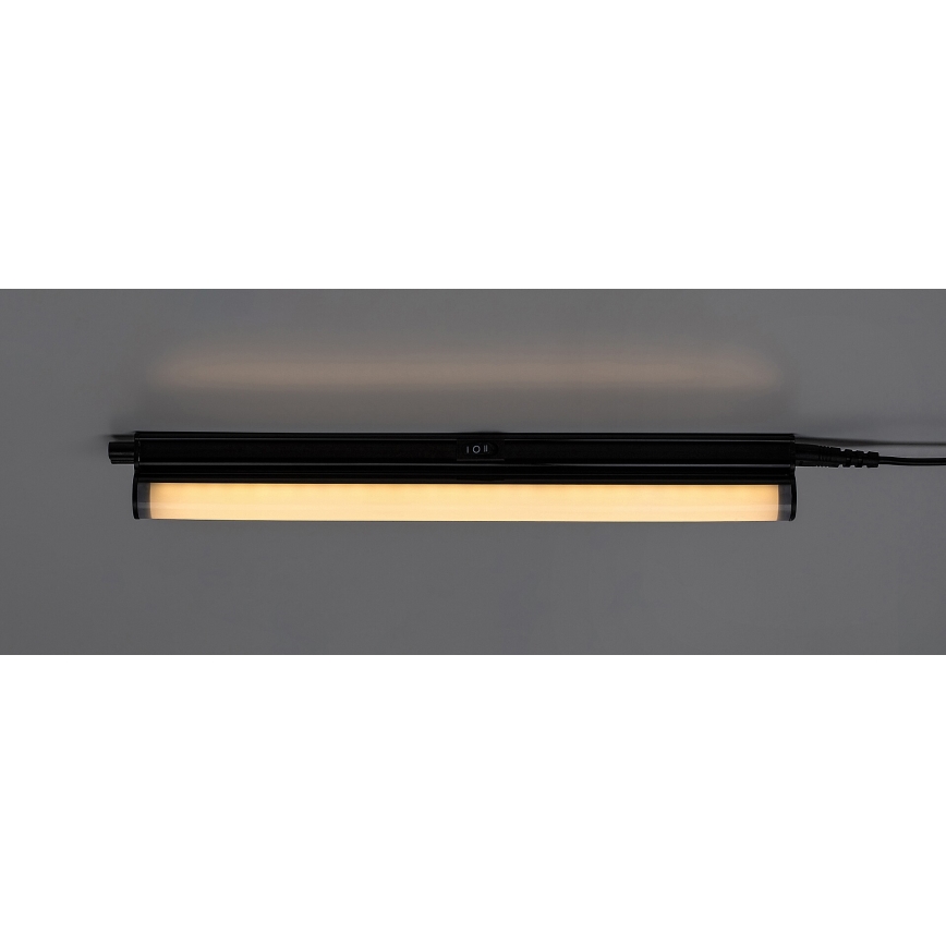 Rabalux - LED Virtuves zem skapīša lampa LED/4W/230V 3000/4000K melna