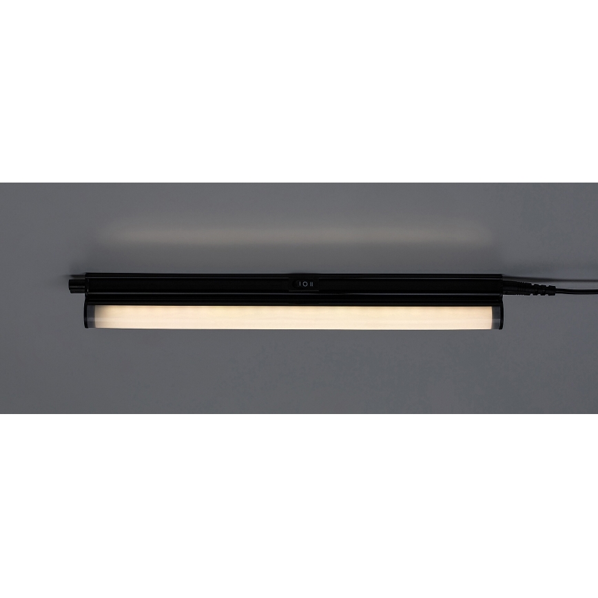 Rabalux - LED Virtuves zem skapīša lampa LED/4W/230V 3000/4000K melna