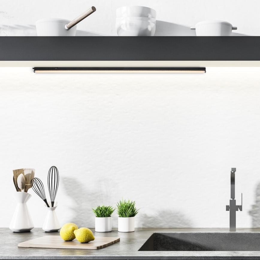 Rabalux - LED Virtuves zem skapīša lampa LED/16W/230V 3000/4000K melna