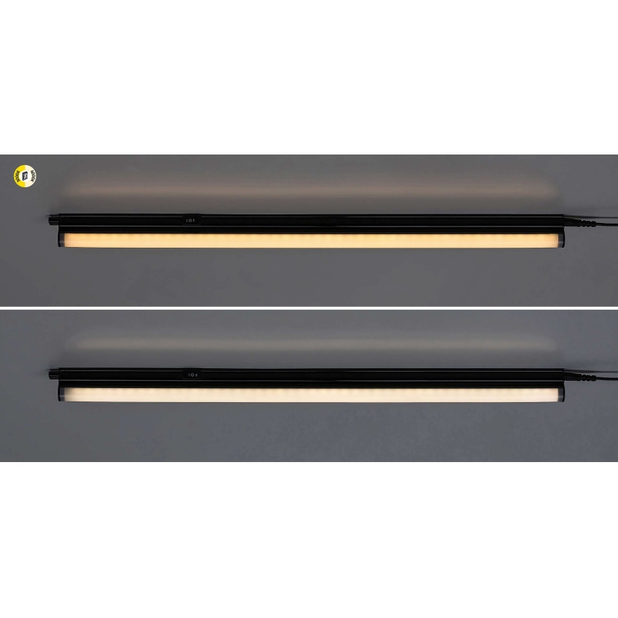 Rabalux - LED Virtuves zem skapīša lampa LED/16W/230V 3000/4000K melna