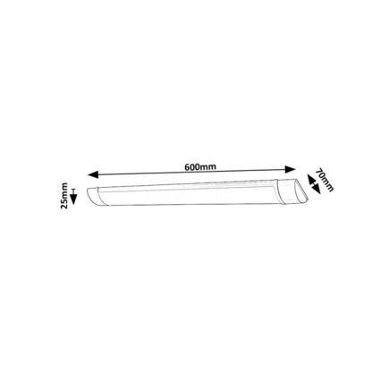Rabalux - LED gaismeklis zem skapja LED/18W/230V 60 cm
