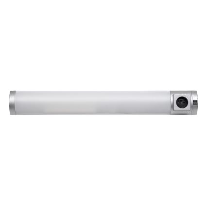 Rabalux - LED Virtuves zem skapīša lampa ar kontaktligzdu LED/8W/230V 4000K 68 cm sudraba