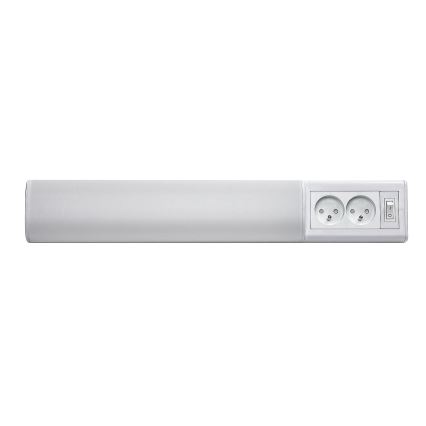 Rabalux - LED Virtuves zem skapīša lampa ar kontaktligzdām LED/10W/230V 4000K 50 cm balta