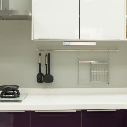 Rabalux - LED Virtuves zem skapīša lampa ar kontaktligzdām LED/15W/230V 4000K 70 cm balta