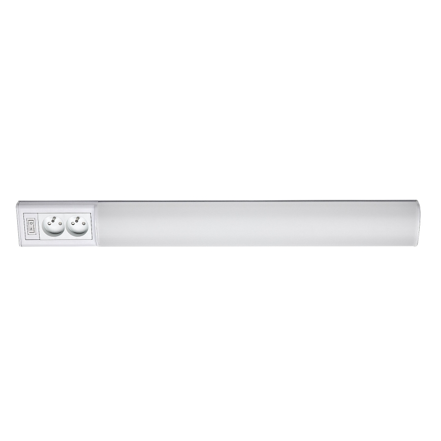 Rabalux - LED Virtuves zem skapīša lampa ar kontaktligzdām LED/15W/230V 4000K 70 cm balta