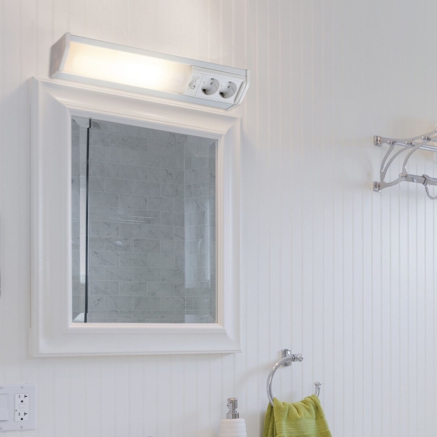 Rabalux - LED Virtuves zem skapīša lampa ar 2 kontaktligzdām LED/10W/230V 4000K 50 cm balta