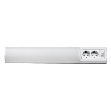 Rabalux - LED Virtuves zem skapīša lampa ar 2 kontaktligzdām LED/10W/230V 4000K 50 cm balta
