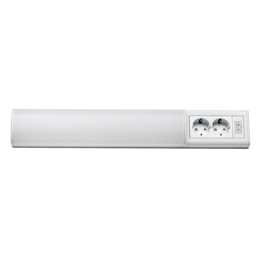 Rabalux - LED Virtuves zem skapīša lampa ar 2 kontaktligzdām LED/10W/230V 4000K 50 cm balta