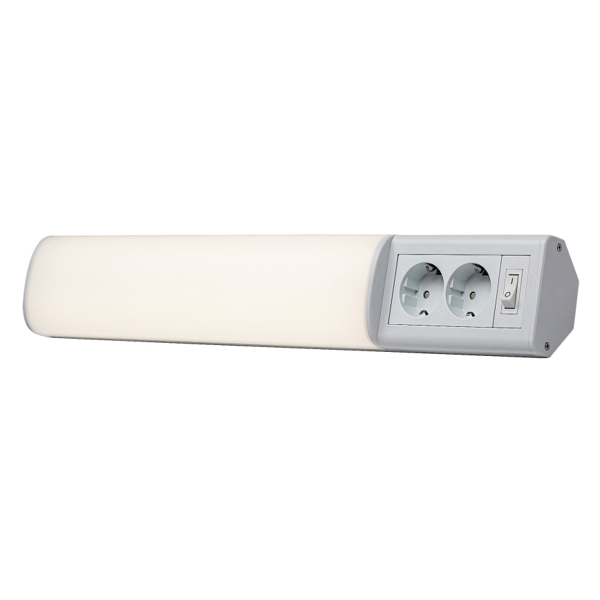 Rabalux - LED Virtuves zem skapīša lampa ar 2 kontaktligzdām LED/10W/230V 4000K 50 cm balta