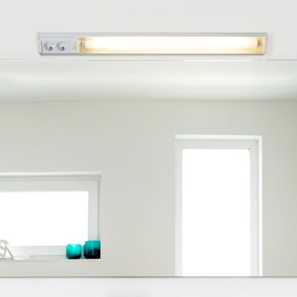Rabalux - LED Virtuves zem skapīša lampa ar 2 kontaktligzdām LED/15W/230V 4000K 70 cm balta