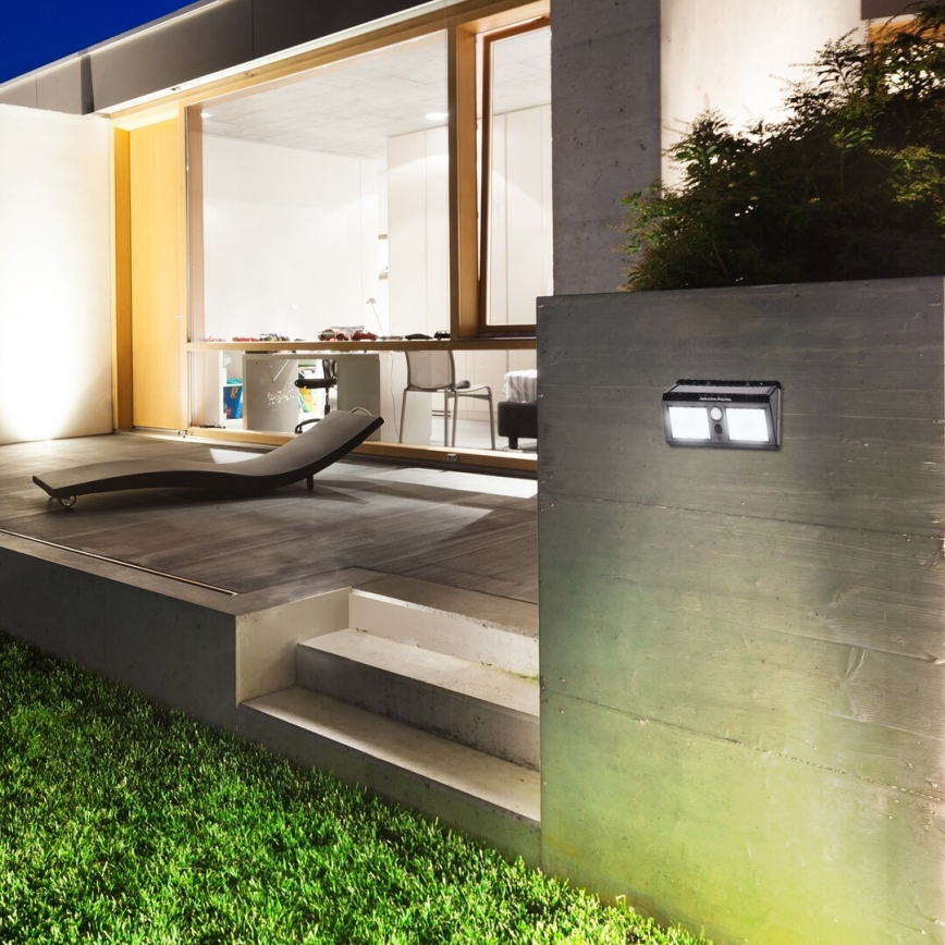 Rabalux - LED Saules enerģijas sienas lampa ar sensoru IP44 1200 mAh