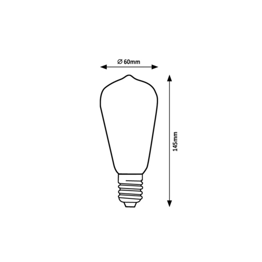 Rabalux - LED Spuldze ST64 E27/4W/230V 4000K