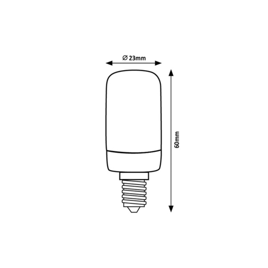 Rabalux - LED Spuldze T20 E14/2W/230V 4000K